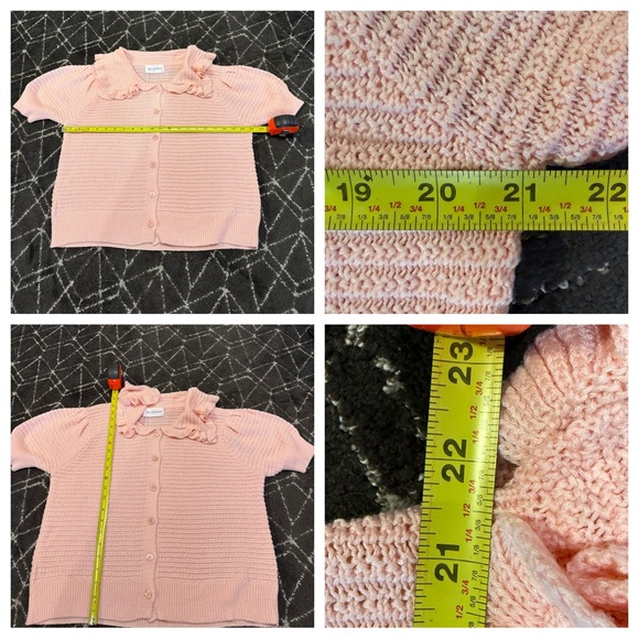 NWT! Anthropologie The Ainsley Ruffle-Collar Cardigan Sweater by Self Contrast - Picture 6 of 8